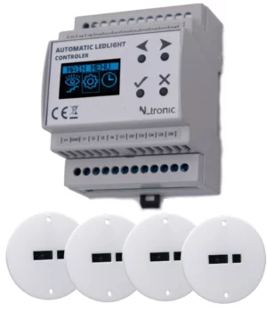 Sterownik podświetlenia schodów i 4 czujki StepSensor01