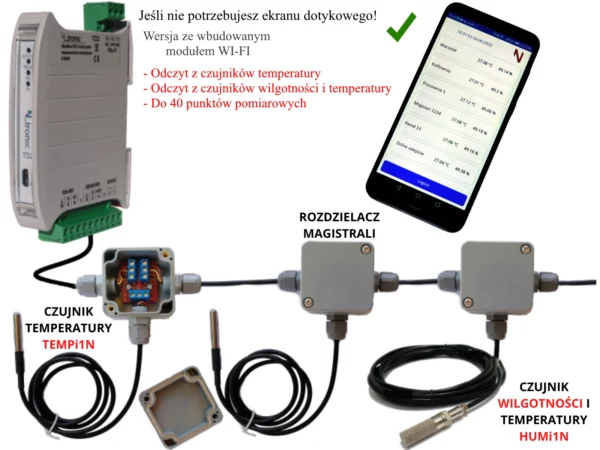 TD2 - Przetwornik wielopunktowego pomiaru temperatury na  MODBUS RTU - obrazek 6