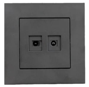 StepSensor0_Simon55c – Laserowy czujnik ruchu do sterownika schodowego z czarnym frontem Simon55