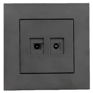 StepSensor0_Simon55c – Laserowy czujnik ruchu do sterownika schodowego z czarnym frontem Simon55