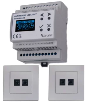 Zestaw- Sterownik schodowy LED + 2 czujki ruchu.