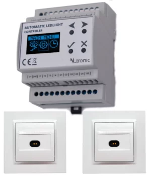 Zestaw schodowy LED AutoSteps z laserowymi czujnikami ruchu ToF o zasięgu 2m